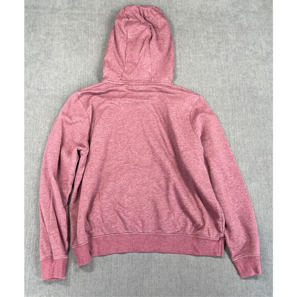 Nike Hoodie Sweatshirt Women XL Marroon Pullover Fleece Logo Kangaroo Pocket - Picture 11 of 12